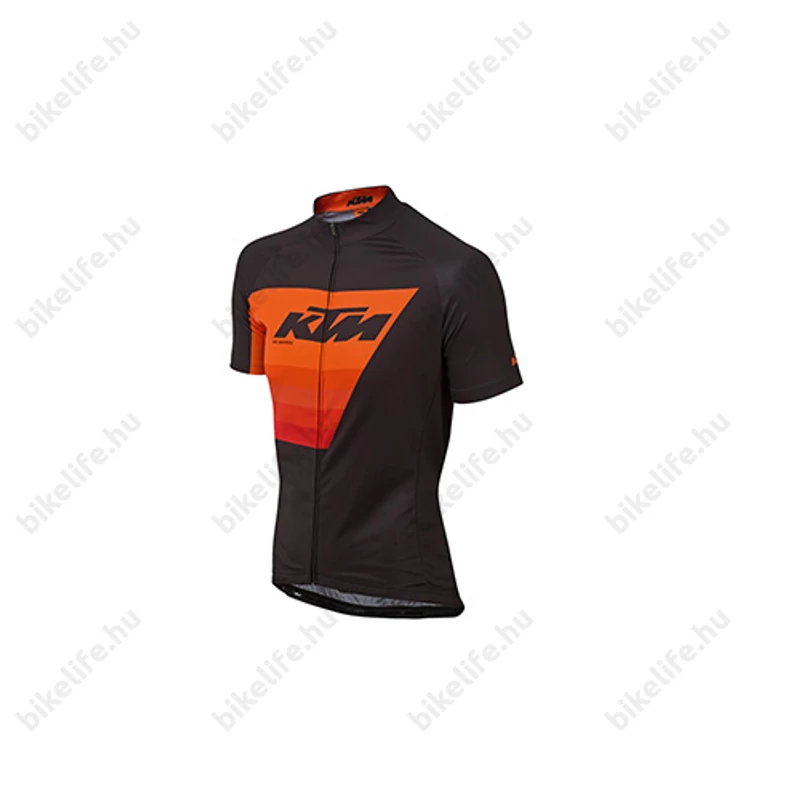 KTM Factory Line rövid ujjú kerékpáros mez fekete/narancs S