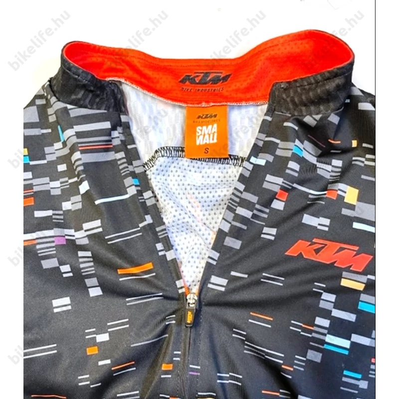 KTM Factory Prime rövid ujjú kerékpáros mez fekete/narancs S