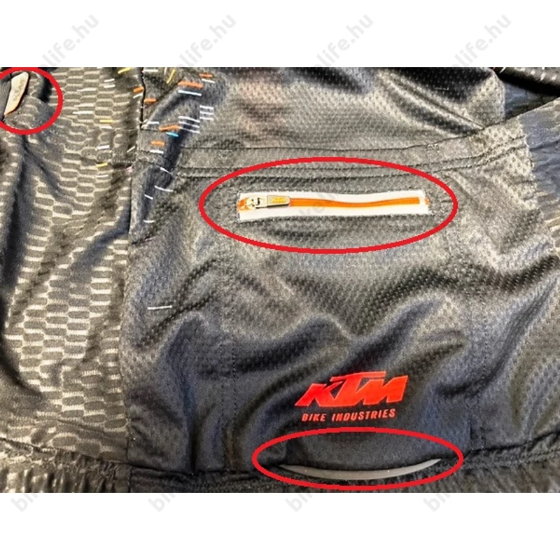 KTM Factory Prime rövid ujjú kerékpáros mez fekete/narancs XL