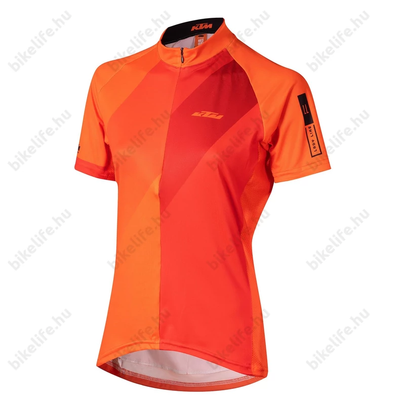 KTM Lady Line rövid ujjú kerékpáros mez narancs/piros M