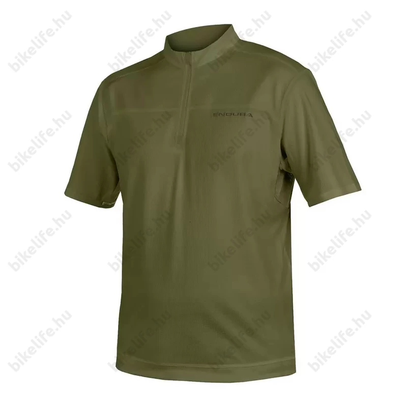 Endura Hummvee rövid ujjú kerékpáros mez olajzöld XL-es