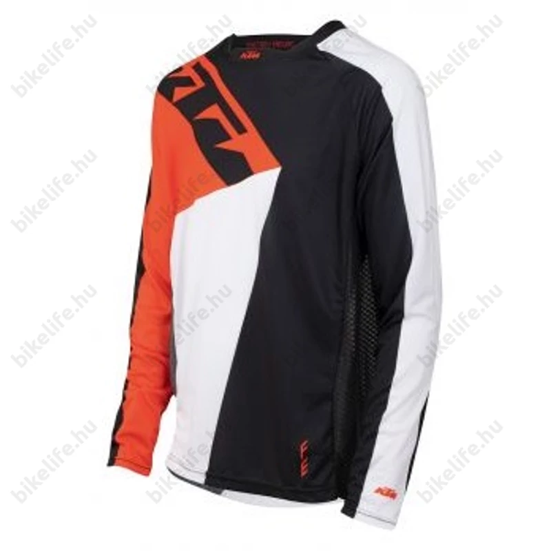 KTM Factory Enduro hosszú ujjú kerékpáros mez fekete/citrom M