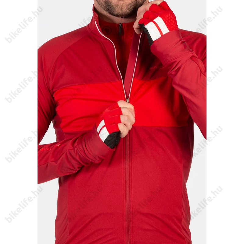 Endura Xtrack FS260-Pro Jetstream L/S Jersey II hosszú ujjú kerékpáros mez piros S-es