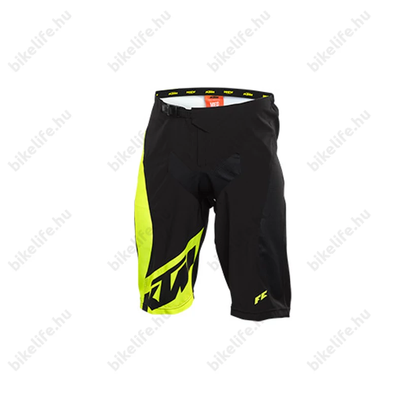 KTM Factory Enduro szabadidő rövid nadrág, fekete/citrom XXXL