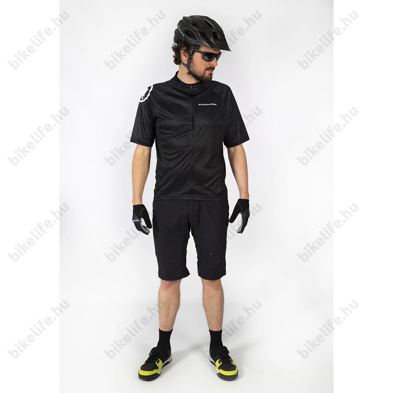 Endura Hummvee Lite Short kivehető betétes kerékpáros nadrág fekete XXL-es
