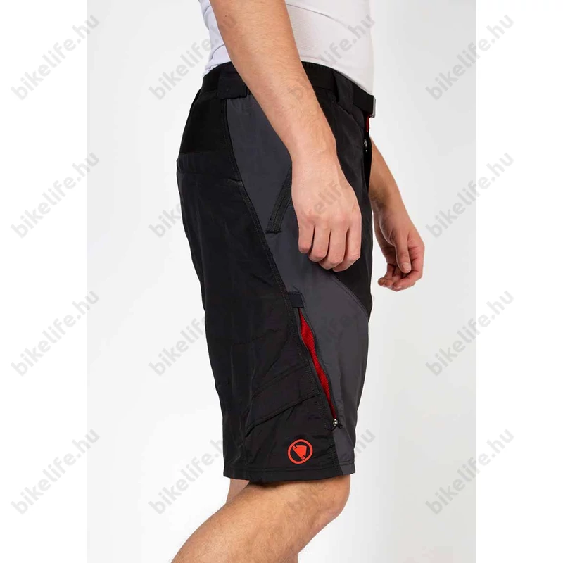 Endura Hummvee Short II rövid nadrág kivehető betéttel, szürke XXL