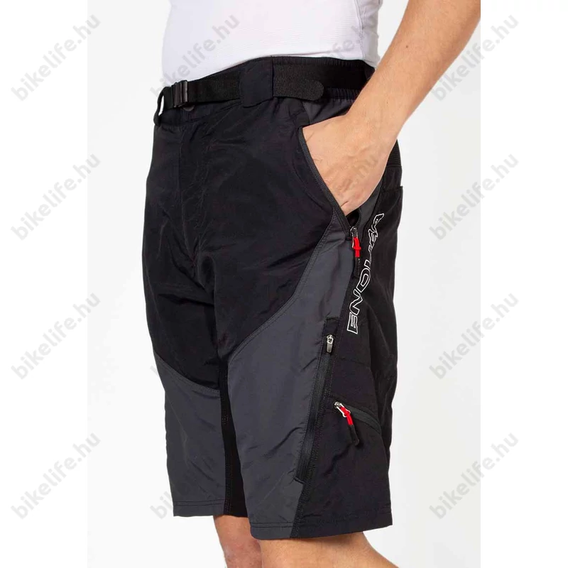 Endura Hummvee Short II rövid nadrág kivehető betéttel, szürke XXL