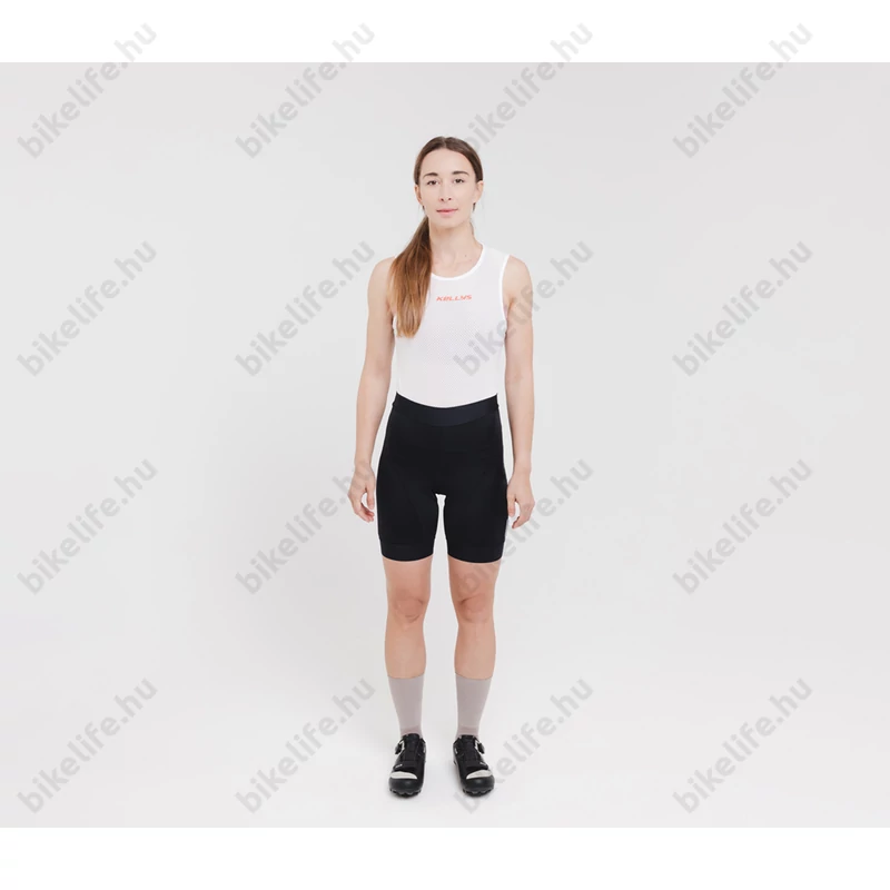 Kellys Maddie 3 női kerékpáros rövidnadrág betétes, kantár nélküli, fekete, L