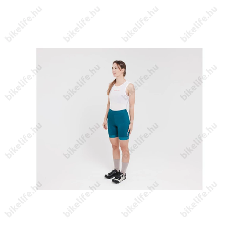Kellys Maddie 3 női kerékpáros rövidnadrág betétes, kantár nélküli, petrol, XL