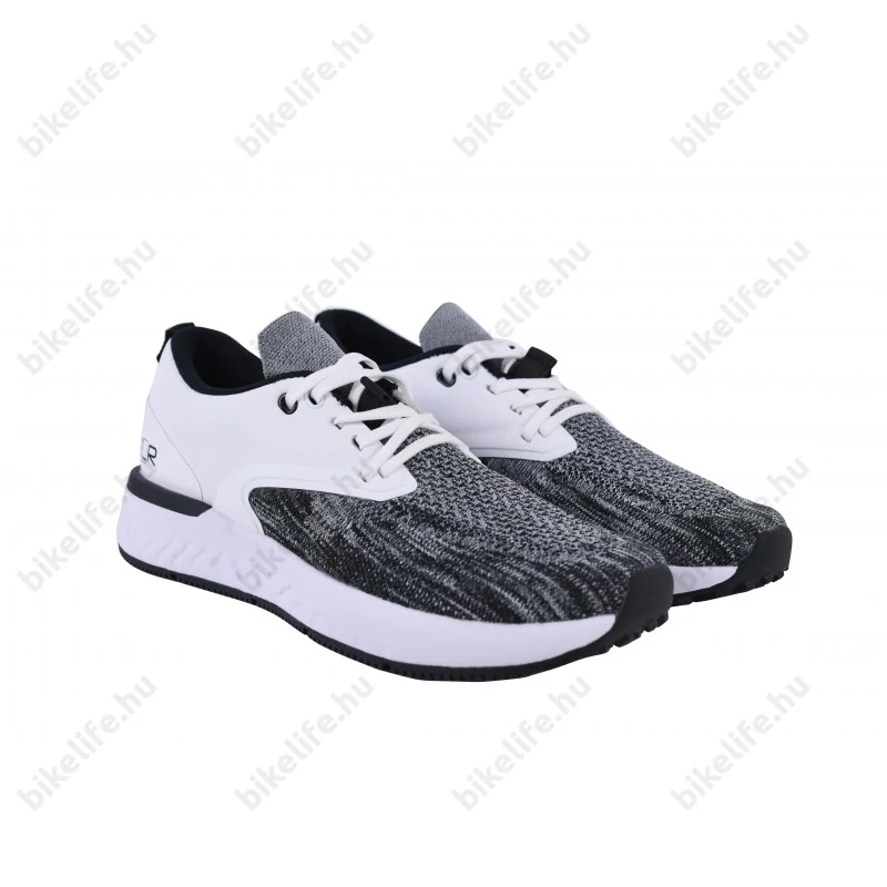 FLR Infinity Szabadidő/Spinning cipő, fűzős, rejtett stopli fehér/szürke 40-es