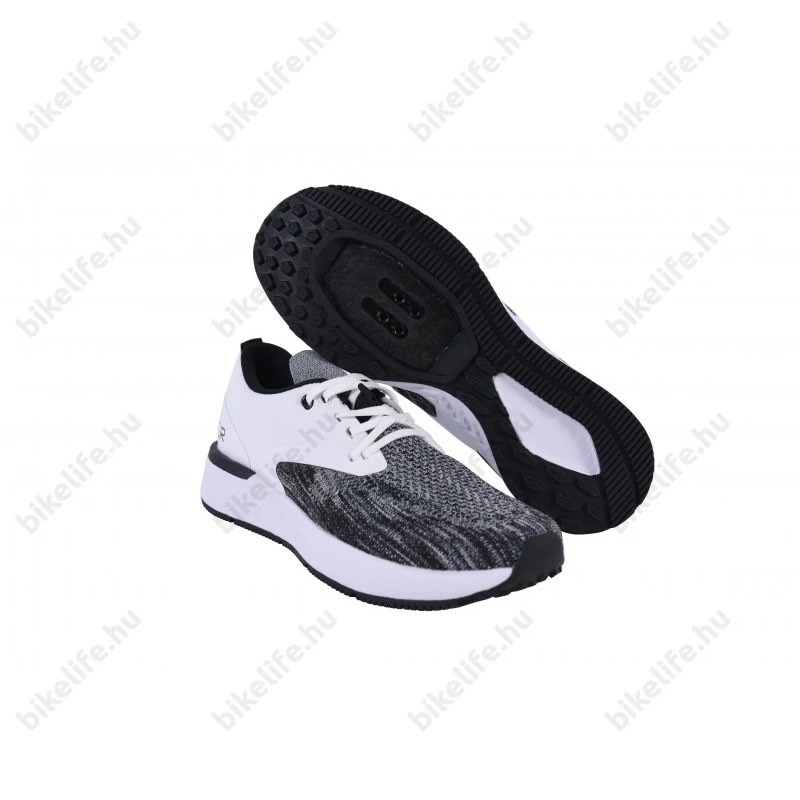 FLR Infinity Szabadidő/Spinning cipő, fűzős, rejtett stopli fehér/szürke 39-es