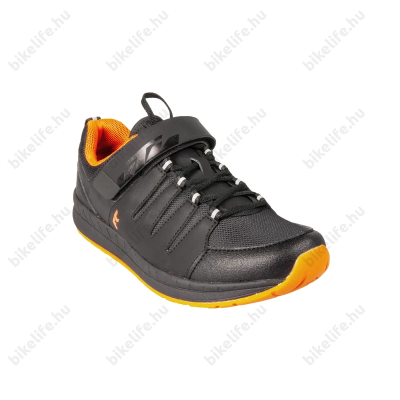 KTM Factory Character kerékpáros cipő fekete/narancs 45-ös