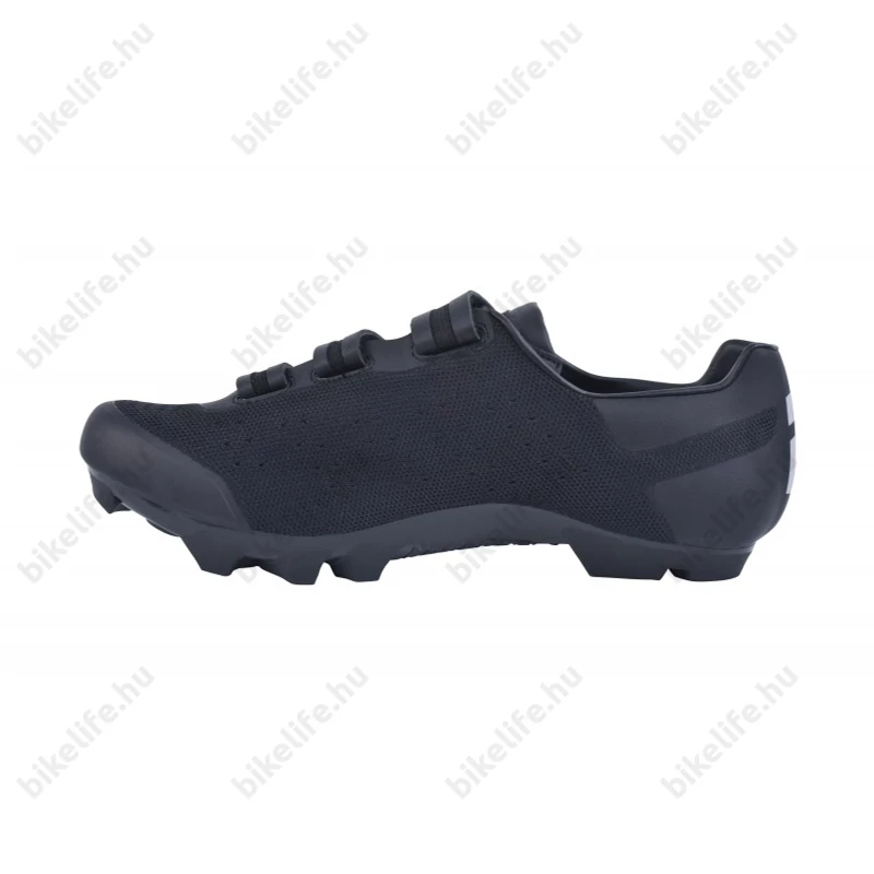 FLR F-55 Knit MTB cipő, 3 tépőzáras rögzítés, 41-es méret fekete