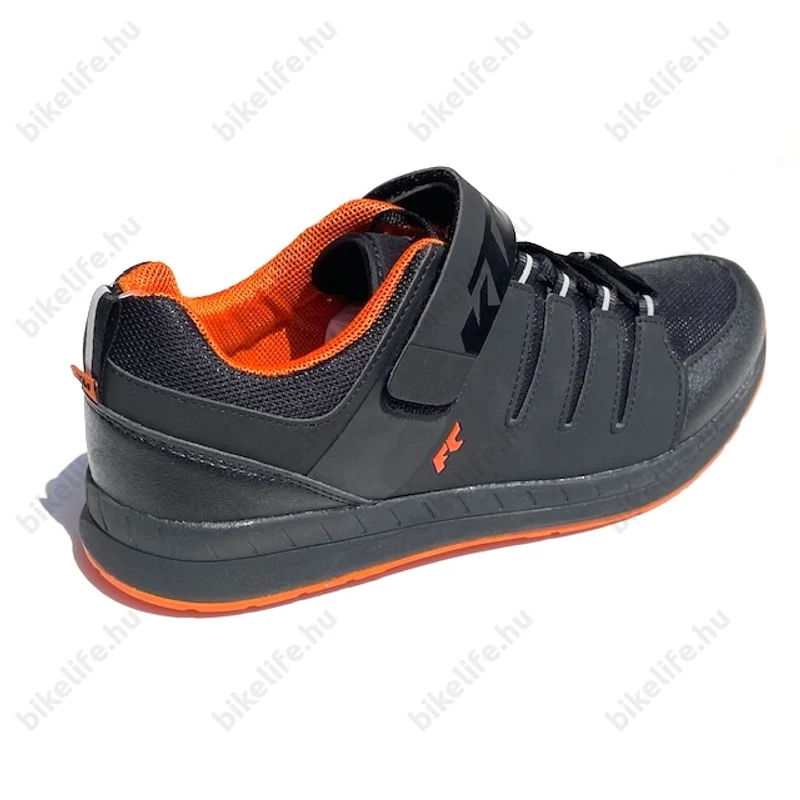 KTM Factory Character kerékpáros cipő fekete/narancs 43-es