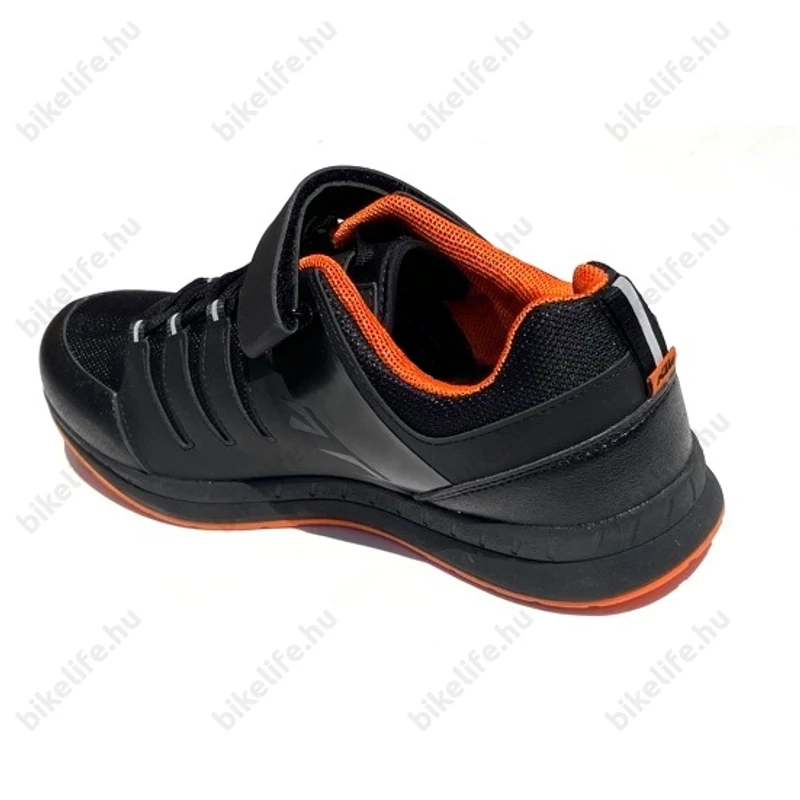 KTM Factory Character kerékpáros cipő fekete/narancs 43-es