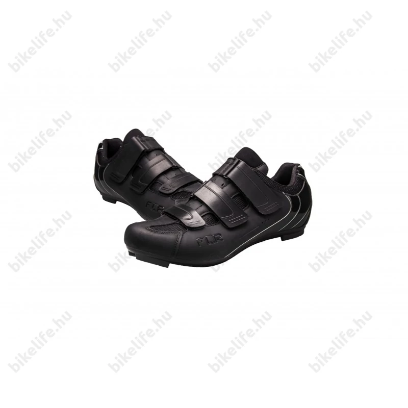 FLR Pro Road F-35 országúti cipő, 3 tépőzáras, fekete, 39-es