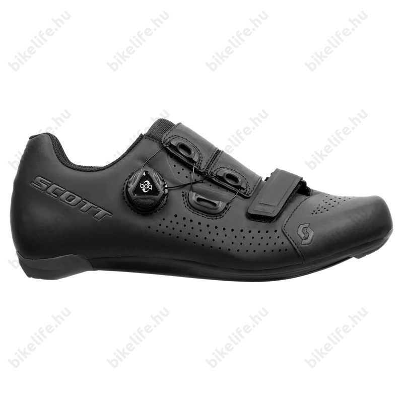Scott Road Team országúti cipő Boa fűző matt fekete/szürke 45-ös