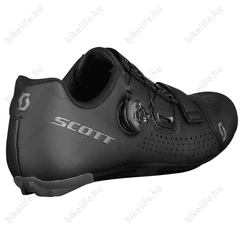 Scott Road Team országúti cipő Boa fűző matt fekete/szürke 45-ös