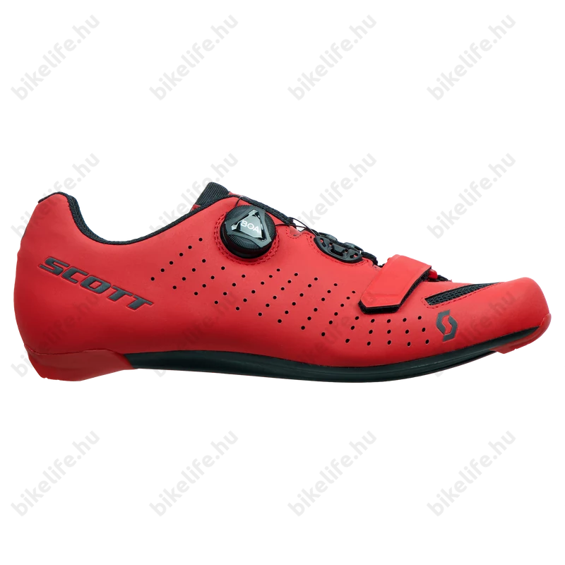 Scott Road Comp országúti cipő Boa fűző piros/fekete 42-es