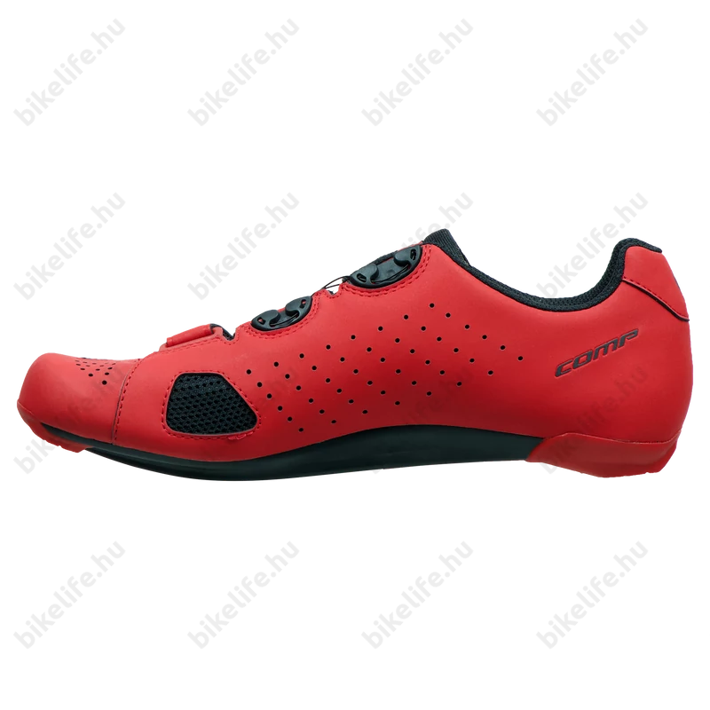 Scott Road Comp országúti cipő Boa fűző piros/fekete 46-os