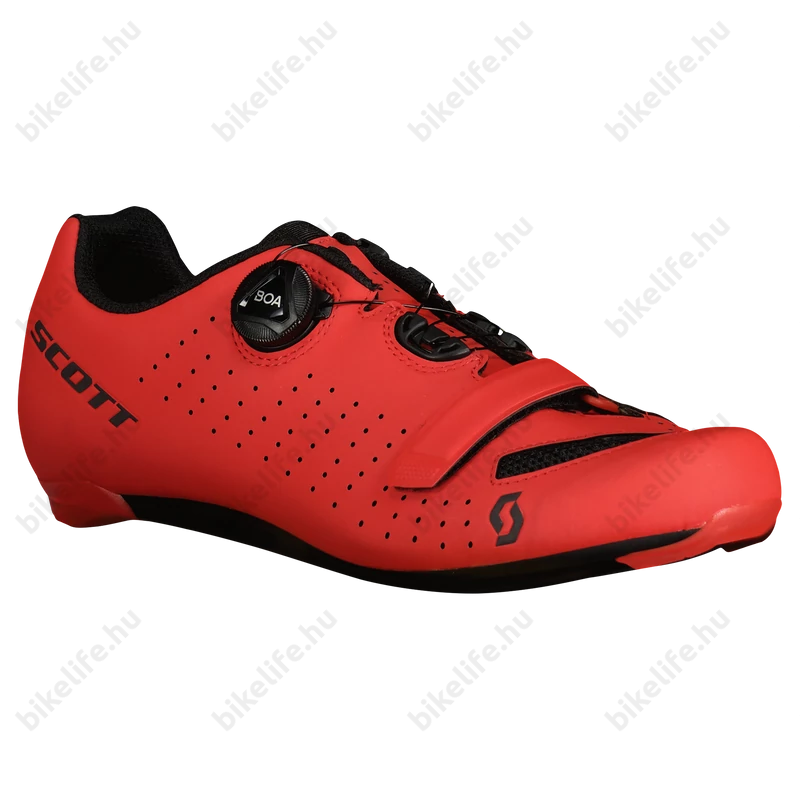 Scott Road Comp országúti cipő Boa fűző piros/fekete 46-os