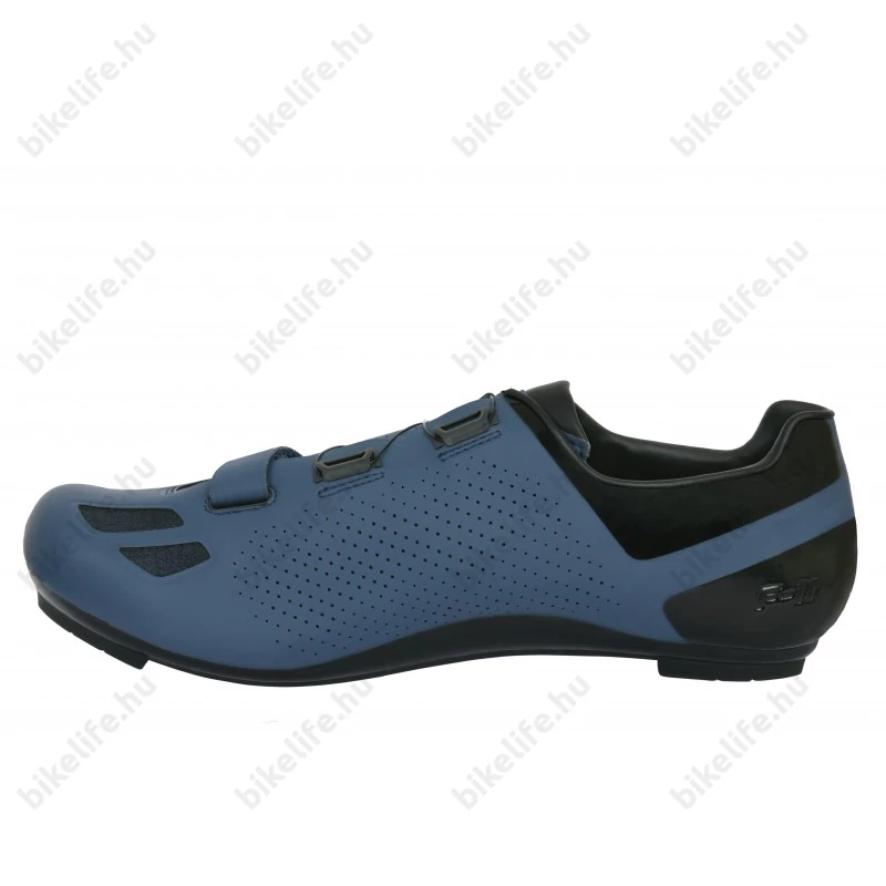 FLR Elite Road F-11 II országúti cipő, karbon talp, Reel Knob damilos fűző, 46-os méret, navi blue