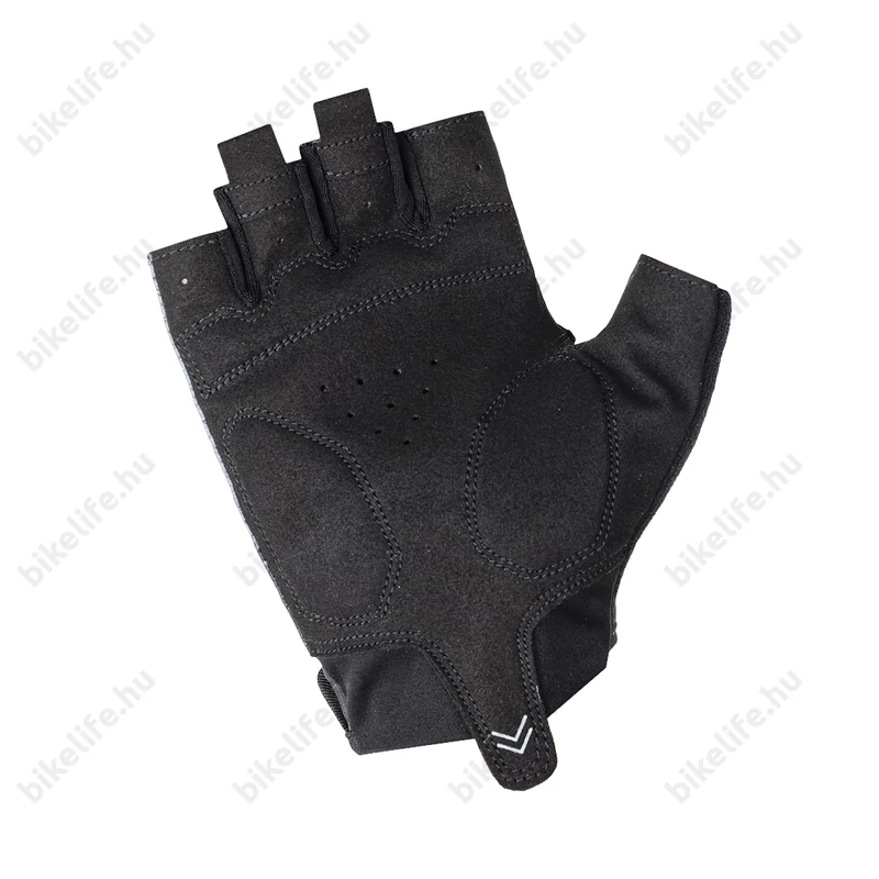 Kellys KLS Factor 025 black rövidujjú kerékpos kesztyű jól szellőző anyagból párnázott tenyérrel L-es