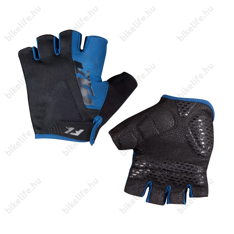 KTM Factory Line rövid ujjú kesztyű, fekete/kék, M