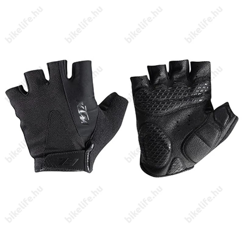 KTM Factory Line New Gel rövid ujjú kesztyű, fekete/fekete, XL