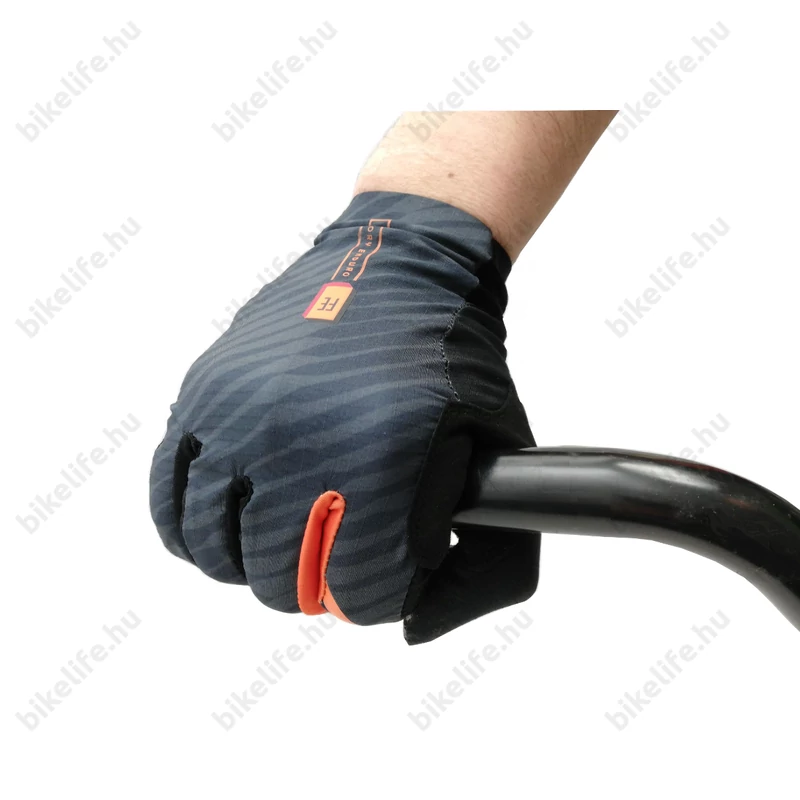 KTM Factory Enduro hosszú kesztyű fekete/narancs M-es