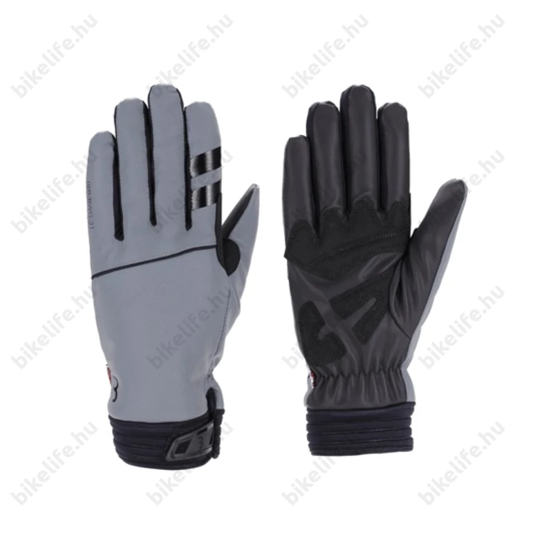 BBB Coldshield BWG-31 hosszú ujjú téli kesztyű fényvisszaverős felső résszel, fekete XXXL-es