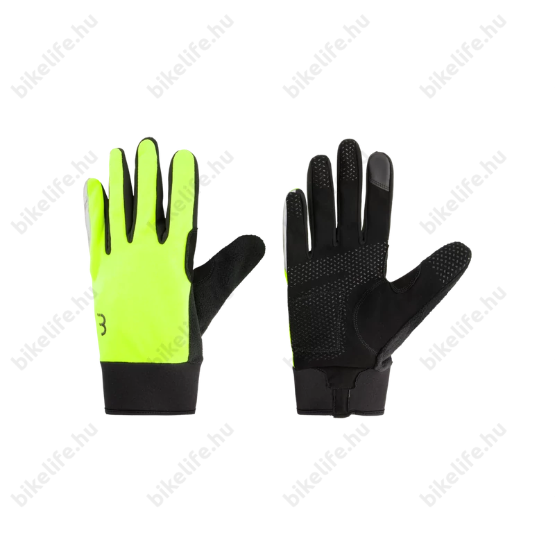BBB ControlZone BWG-36 hosszú ujjú téli kesztyű, neon sárga L-es