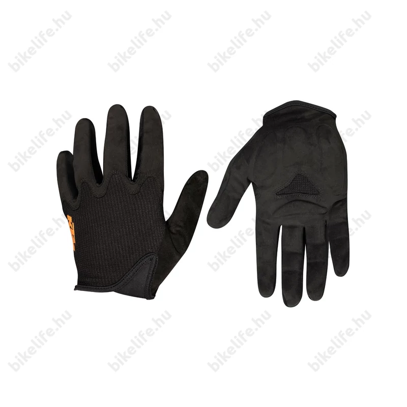 KTM Factory Line hosszú kesztyű fekete/narancs L-es
