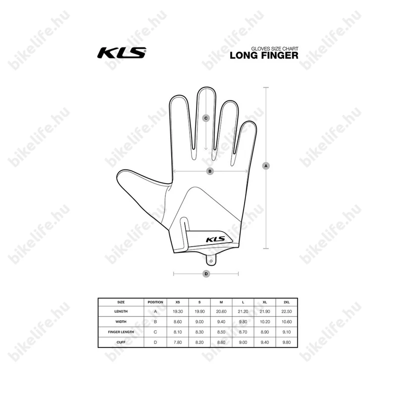 Kellys Cutout hosszú ujjú kesztyű anthracite L-es