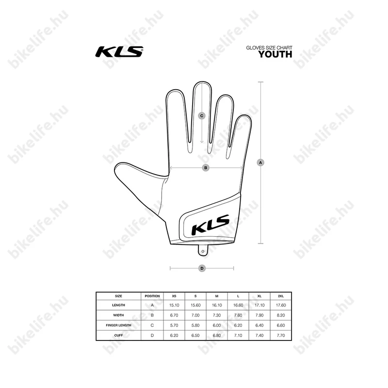 Kellys Yogi gyerek kesztyű hosszú ujjú narancs L-es