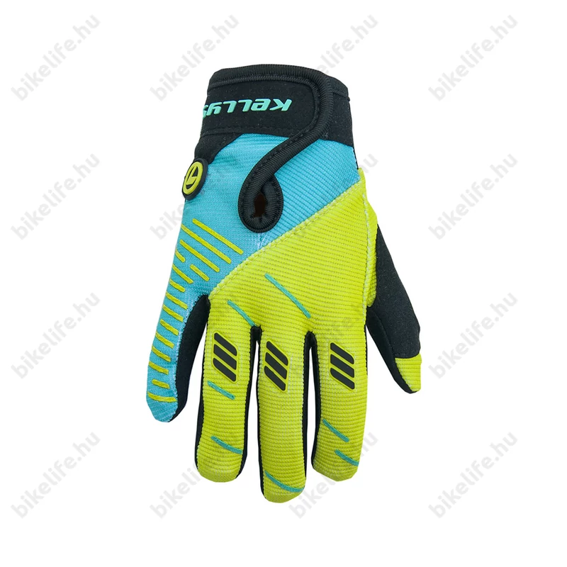 Kellys Gouki gyerek kesztyű hosszú ujjú blue/lime L-es