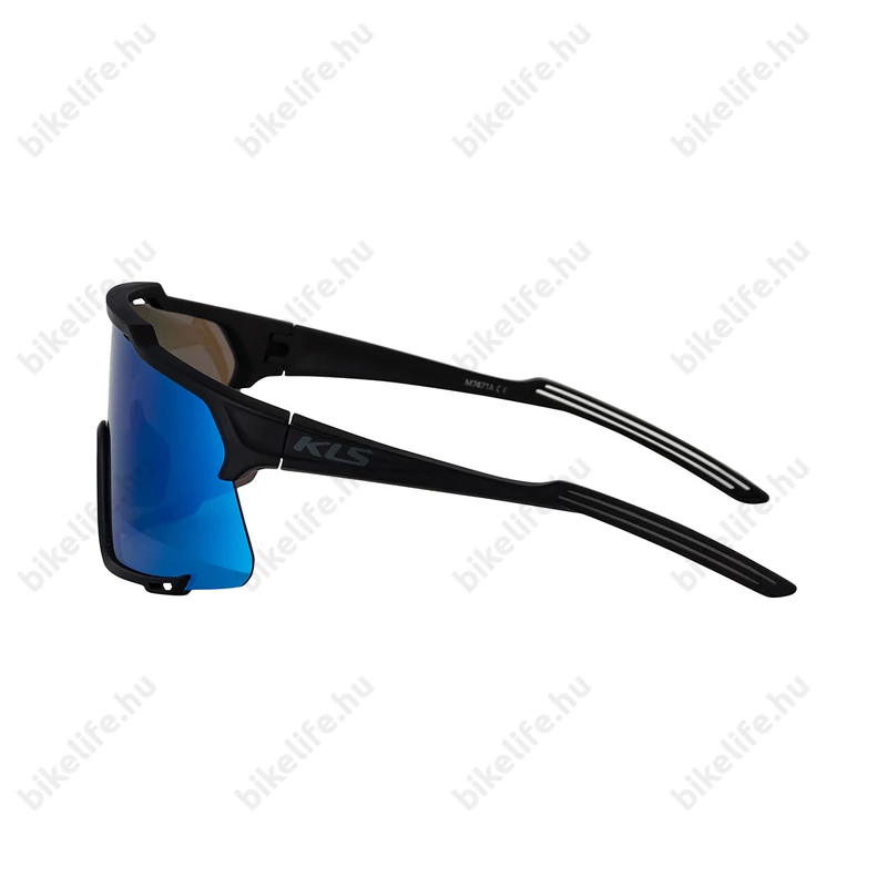 Kellys Dice szemüveg, Shiny Black/Blue monochrome, 2db lencse, kemény tartó tok, fekete-kék