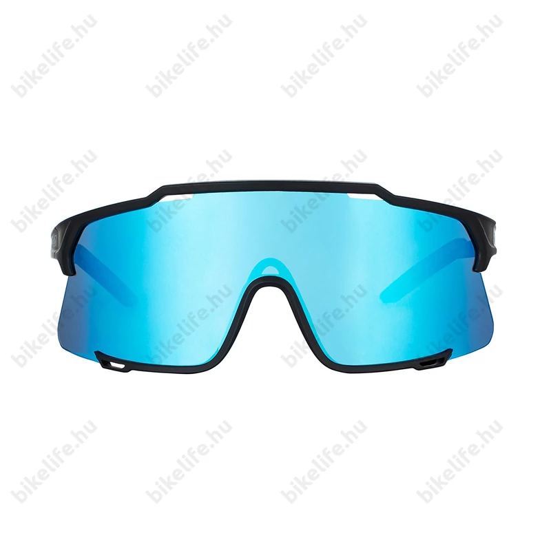 Kellys Dice szemüveg, Shiny Black/Blue monochrome, 2db lencse, kemény tartó tok, fekete-kék