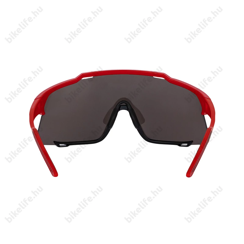 Kellys Dice szemüveg, Shiny Red monochrome, 2db lencse, kemény tartó tok, piros