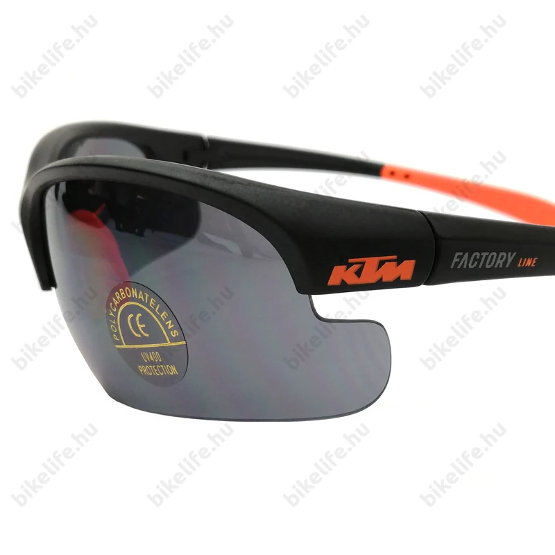 KTM Factory Line sportszemüveg fekete/narancs 3 lencsével
