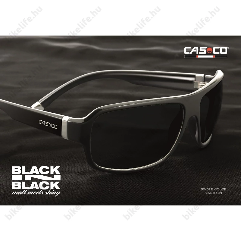 Casco SX-61 Bicolor sportszemüveg fotokromatikus (fényre sötétedő) lencsével fekete