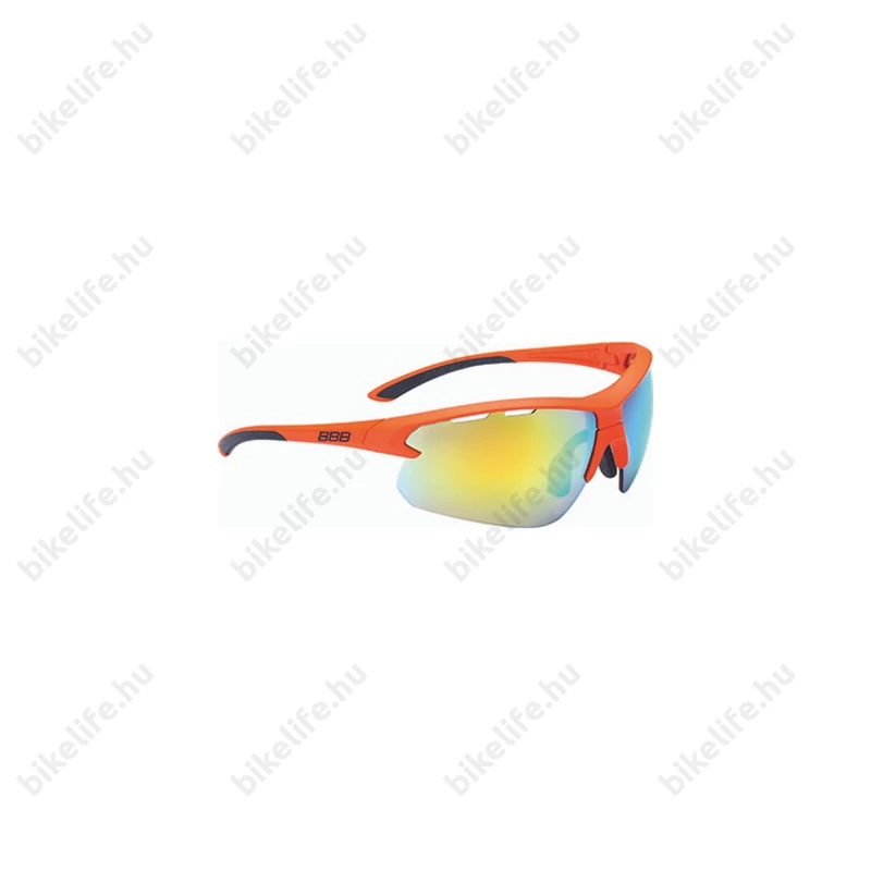 BBB BSG-52 Impulse PC sport szemüveg, matt narancs, 3 lencsével