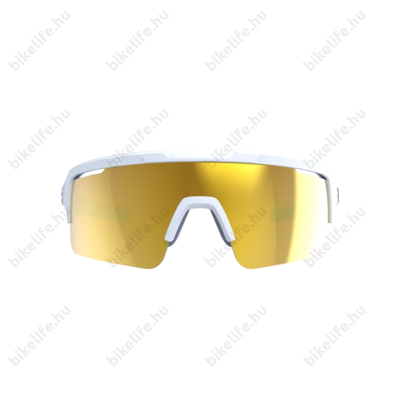 BBB BSG-65 Fuse sportszemüveg matt fehér kerettel, narancs lencsékkel