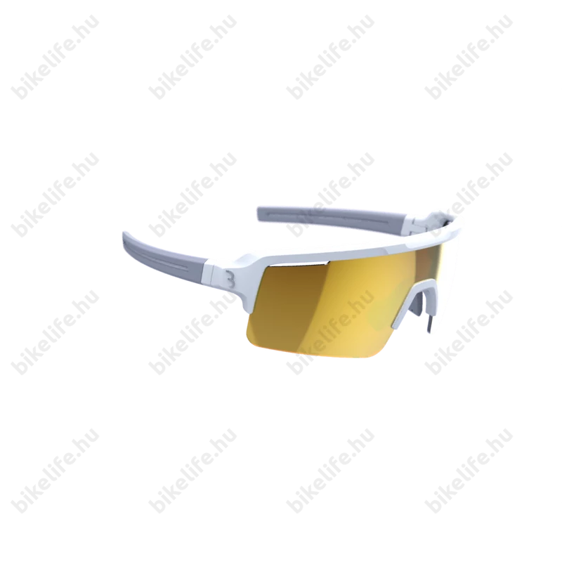 BBB BSG-65 Fuse sportszemüveg matt fehér kerettel, narancs lencsékkel