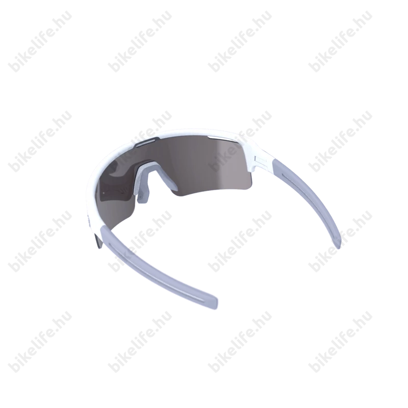 BBB BSG-65 Fuse sportszemüveg matt fehér kerettel, narancs lencsékkel