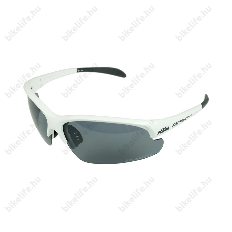 KTM Factory Line II sportszemüveg fehér/fekete polarizált
