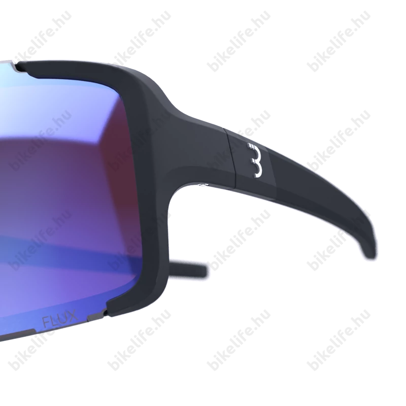 BBB Chester Flux BSG-74 Chester Flux, fényes fekete keret / HighContrast Flux kék lencsékkel