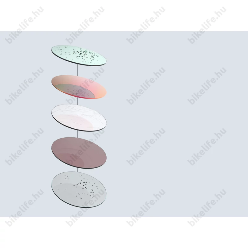 BBB Arc Flux BSG-82 matt átlátszó kék keret / HighContrast Flux MLC kék lencsékkel