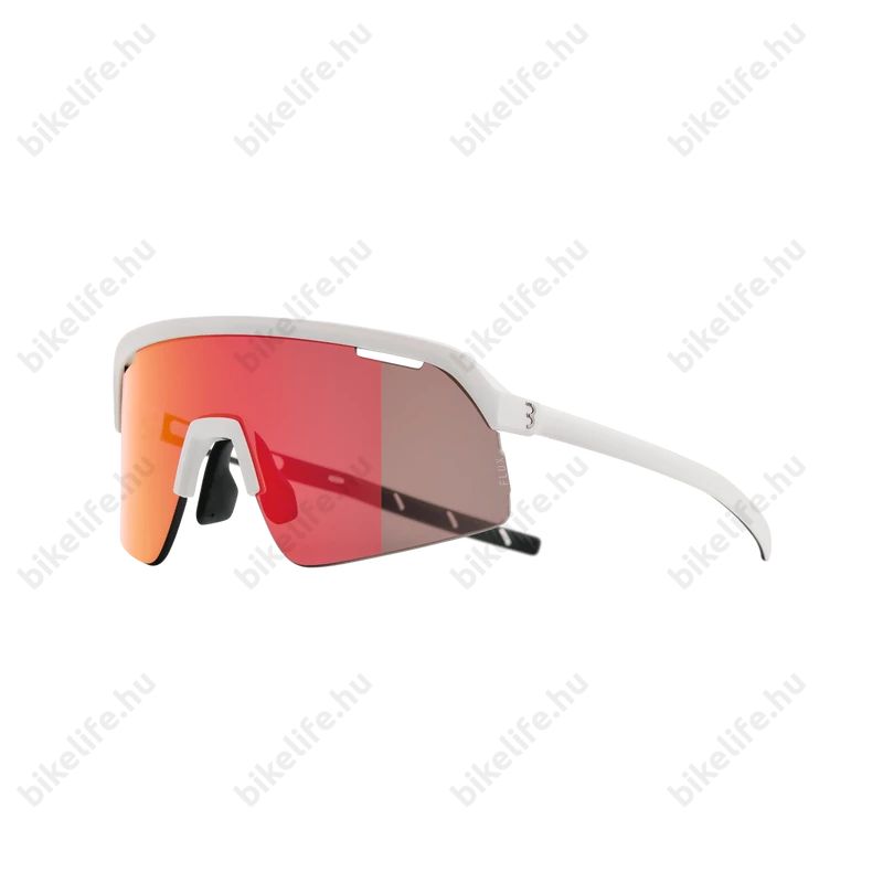 BBB Valor Flux BSG-81 matt fehér keret / HighContrast Flux MLC piros lencse