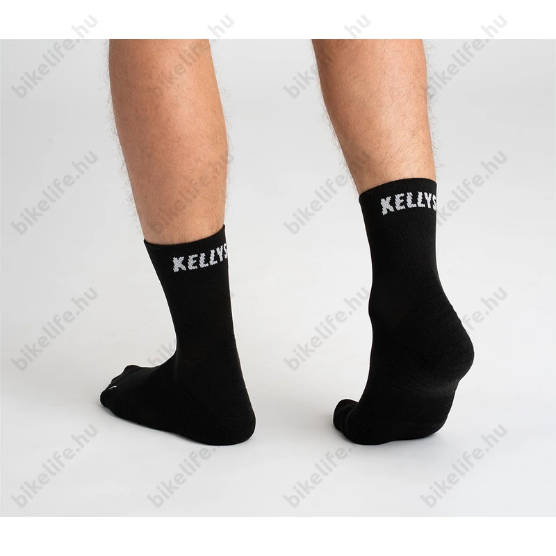 Kellys Snug technikai kerékpáros zokni fekete 39-42-es méret